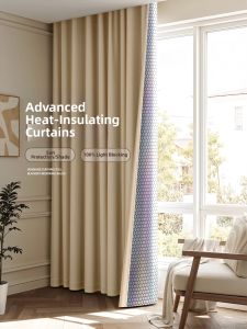 WEILAISHI | Insulating Sun Blocking Blackout Curtain Thick Fabric