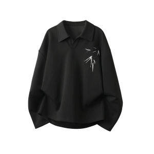 TUCANO | New Chinese Style Heavy Embroidery POLO Collar Sweatshirt