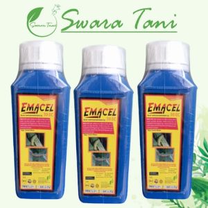 Insektisida EMACEL 30 ec bahan aktif emamektin benzoat 30 gram / liter untuk mengendalikan hama ulat penggerek batang lalat buah pada tanaman padi dan palawija di lahan sawah dan perkebunan 100% ori