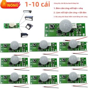 1-10 Chiếc 3.7V Đèn Năng Lượng Mặt Trời Ban Đèn Ngủ Mô Đun Có Hồng Ngoại Cảm Biến Cơ Thể Con Người Bộ Điều Khiển Tự Độc Lập Mạch Năng Lượng Mặt Trời Mô Đun