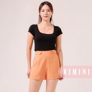 RIMINI - Bawahan Perempuan Celana Pendek Casual A-Line Xs-Xl - Anora Linen Pants - 82349