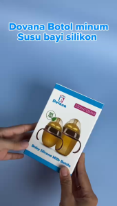 Botol Minum Susu Bayi Silikon Nano Pegangan Pegangan Kanan Kiri Sedotan Dot Bahan Silikon