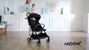 Akeeva Self-Fold Travel Stroller (I-fold)