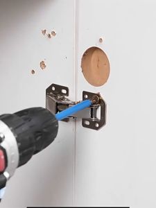 Engsel Pintu Kabinet 90 Derajat Overlay Hinge Door 3 Inch - HX3 - Silver