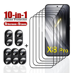 10-IN-1 Tempered Glass For POCO X8 Pro Max X6 X5 X4 X3 NFC X7 Pro Screen Protector For POCO X8 Pro HD Soft Lens Protective Film