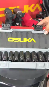 สินค้าส่งจากไทย ชุดลูกบล็อกกระแทกยาว OSUKA 1/2" รุ่น OSAF3211 (10ลูก/ชุด) ฟอสเฟตสีดำ ผิวเคลือบ สินค้าของแท้100%