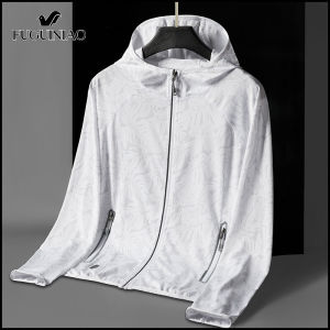 Fuguiniao mùa hè mới đi bộ đường dài của Du Lịch cho đàn ông cắm trại bảo vệ khỏi ánh mặt trời chạy mũ trùm đầu thể thao ngoài trời trung tính da quần áo