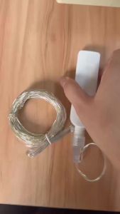 5-20m LED Flashing Warmlight Rechargeable RGB String Lamp LED Fairy Light String Adjustable Dimming forBedroom Christmas Tree