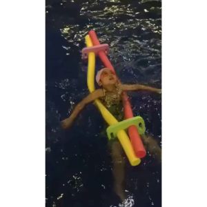 UMI  Buoyancy Foam Sponge Hollow Swimming Pool Floating EPE Pearl Cotton Stick Water Float Aid Foam Float Kids Child Adult