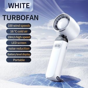 ✨SUPER STRONG COOLING Portable✨kipas mini with Display handheld fan Better than air Super-Mute High Wind Power conditioning mini fan rechargeable rechargeable fan mini/hand-held fans rechargeable fan kipas angin手持小风扇 小风扇
