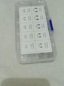 E-Clip Washer Set 120PCS External Assortment Retaining Ring - Cincin Pengunci Stainless Steel Snap Circlip Shaft Fastener