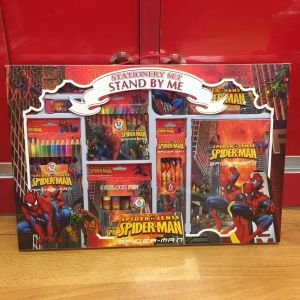 Cool Marvel Hero Spider-Man School Supplies Set Childrens Day Gift for Primary Graduation Learning Reward Box