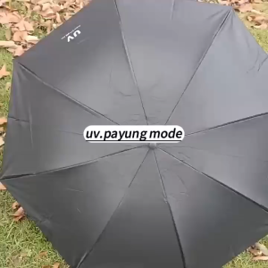 Payung Lipat Manual Anti UV Motif Polos Folding Umbrella Ultra Violet Payung Dewasa Korea Berkualitas