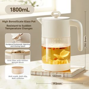 Heat-Resistant High Borosilicate Glass Cold Water Pitcher