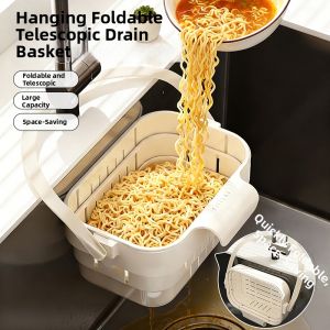 HALEXIONG | Adjustable Hanging Foldable Sink Drain Basket