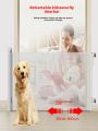 4 Meter Extra Long Children Safety Door Barrier Indoor Retractable Staircase Pet Fence Baby Protection Barrier. 