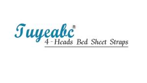 Bed Sheet Straps 4 PCS/8 Clips Fitted Sheet Straps Adjustable Elastic Suspenders Gripper Sheet Holders Keep Sheets Firm & Tight Easy-to-Install and Keep Sheets in Place All The time