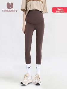 unisunny | Maternity Leggings Thin Summer Breathable Comfortable Yoga Exercise