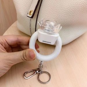 ZEROBASEONE Mini Light Stick Keychains ZB1 Rose Ring Lamp keyring
