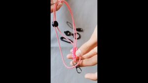 Lanyard Tali Elastis Kombinasi Gantungan Hp Name Tag ID Card