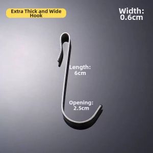 gumahus | Stainless Steel S-Hook for Door and Wall Use