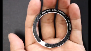 Vòng Kim Loại Từ Tính Đa Năng Bằng Thép Không Gỉ Hít Nam Châm Hỗ Trợ Sạc Điện Thoại Không Dây Magsafe Cho iPhone - MOGEE