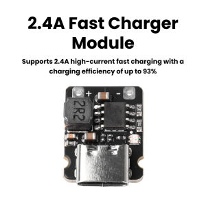 Mini 1S 3.2V 3.6V Lithium Iron Phosphate Battery Charging Board 2.4A Fast Charger Module Trickle Constant Current Charging