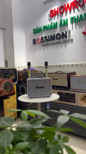 Loa karaoke xách tay mini Bossinon S12 Công suất 180W - HÀNG CHÍNH HÃNG