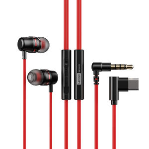Lenovo | Noise Cancelling for Sleep In-Ear Wired Headphones Type-c