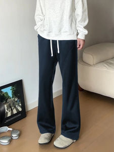 กางเกงขายาวทรงตรงสำหรับผู้ชาย ทรงหลวม สไตล์อเมริกัน ทรงขากว้าง ทรงยาว ทรงลำลอง กางเกงขายาวสำหรับเล่นกีฬา ทรงหลวม สไตล์ลำลอง