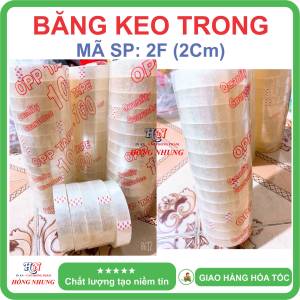 [SIÊU SALE] Combo 3 Cuộn Băng Keo Trong 100 Yard bản rộng 2 cm (2F) chất keo siêu dính.
