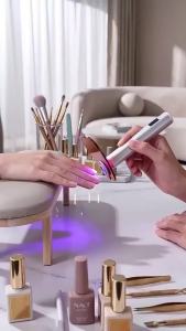 Hot Nail Beauty Salon Devices Plastic Light-Blocking Baffle For Straight-Shaped Nail Uv Lamp Protective Goggles Anti-Blue-Light