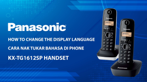 [SHIP SAME DAY | READY STOCK] PANASONIC KX-TG1612 Twin Digital Cordless Phone DECT Phone KX-TG1612ML TG1612 Office Home House TM Unifi Telephone