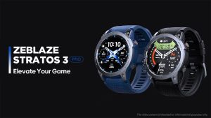 Zeblaze Stratos 3 Pro GPS Smart Watch Built-in GPS & Route Import AMOLED Display Bluetooth Phone Calls
