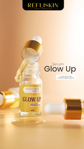 Paket Refli Serum Glow Up + Moisturizer Barrier - Membantu Mencerahkan - Melembabkan - Menutrisi Kulit - Glowing - Agen Nasa