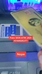 Stiker Anti Gores Laminating KTP SIM Kartu Kredit Credit Card ATM American Express Praktis murah