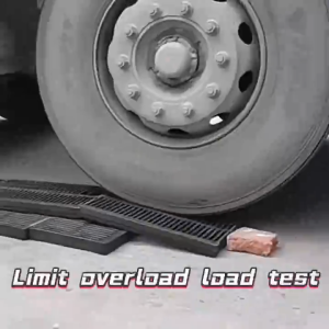 1/8PCS Plastic Drain & Sewer Cover: Enhanced Resin Trench & Gutter Grate for Efficient Rainwater Management