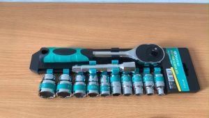 Bộ Tuýp- Bộ Khẩu 12 Chi Tiết Thép Cao Cấp CRV Bộ Khẩu 1/2 GO FURTHER Cần Tự Động