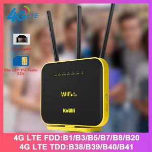 Bộ Định Tuyến WiFi Không Dây Băng Tần Kép 4G LTE 1200Mbps 2.4G/5G Cổng Gigabit RJ45 Chế Độ AP/Repeater Khe Cắm Nano SIM Cho Mạng Gia Đình