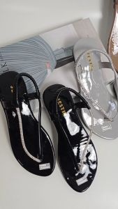 Sandal Wanita Mutiara Sandal Teplek Permata Sendal Wanita Mutiara Terbaru Sendal Teplek Wanita