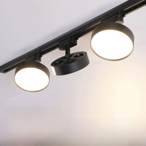 Super Bright Three-Line Track Lights LED Spotlight Shop Commercial Background Wall Ceiling Light Rail-Mounted Lamp for Clothing Store