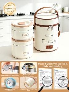 YOULUNMEI | 24 Hour Thermal Lunch Box Multi-Layer Divided