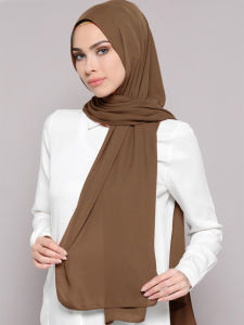 Underscarf Matching Color Inner Muslim Premium Chiffon Scarf Islam Shawls and Wraps Headscarf for Women Foulard