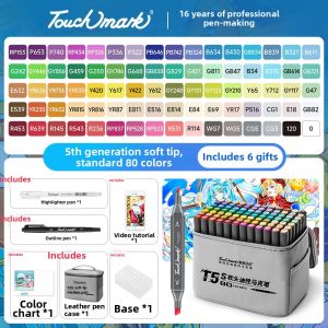 Touch mark | Anime Student Art Dual Tip Alcohol-Based Markers