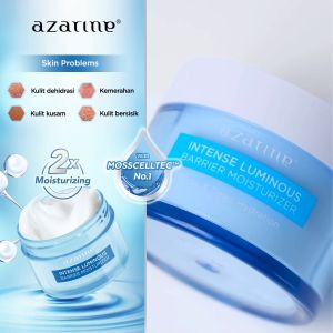 Azarine Barrier Moisturizer Series Pelembab Wajah Cream Gel Facial Moisturizer Instant Moist Mencerahkan Kulit Kusam Berjerawat Sensitif 30 gr