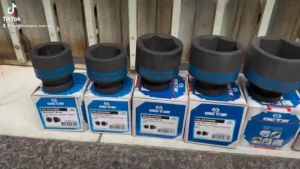 Đầu tuýp đen ngắn 1″ lục giác 60mm 853560 Kingtony