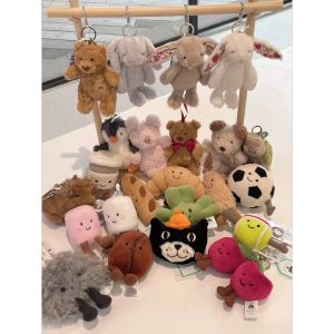 2026 New Golf Plush Keychain Cherry Keychain Jellyfish Plush Toy Sky Dragon Plush Little Elephant Marshmallow Turtle
