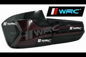 SJC-006 BMW 3 Series F30 F35 F80 2012 - 2019 X5 Design Dynamic Tail Lamp With Signal Running ( Smoke + Red Line )