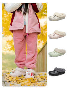 Crocs | Classic Plush Warm Cotton Flat Slippers
