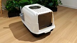 nhà vệ sinh 2 cửa dành cho mèo (52x36x34cm) - T3 PETS SHOP